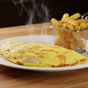 157. Breast of Chicken in a BBQ Sauce & Chips / 烧烤酱鸡胸肉配薯条