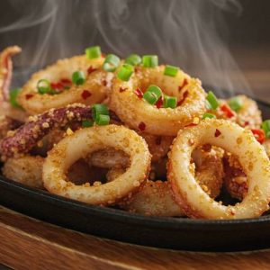 Deep Fried Squid in Chilli and Salt