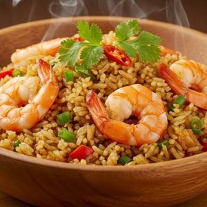 65. King Prawn Fried Rice / 大虾炒饭