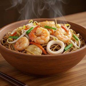 79. Mixed Seafood Chowmein / 杂锦海鲜炒面