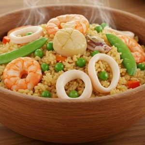68. Mixed Seafood Fried Rice / 杂锦海鲜炒饭