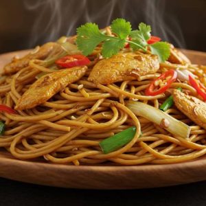 83. Shredded Chicken Chowmein / 鸡丝炒面