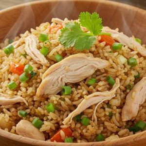 61. Shredded Chicken Fried Rice / 鸡丝炒饭
